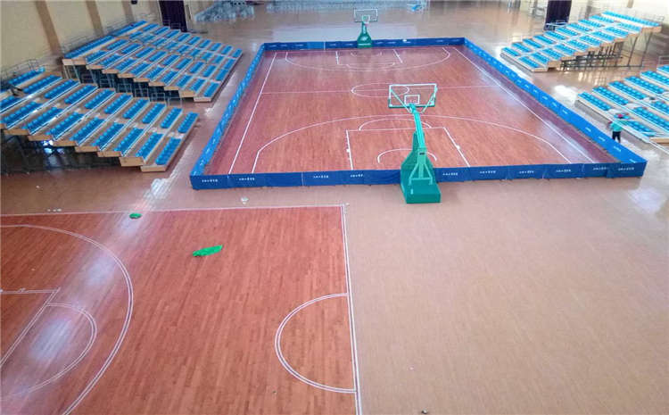 歐氏五角楓排球館木地板安裝工藝