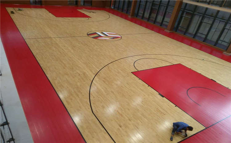 歐氏硬木企口運(yùn)動籃球地板怎么翻新