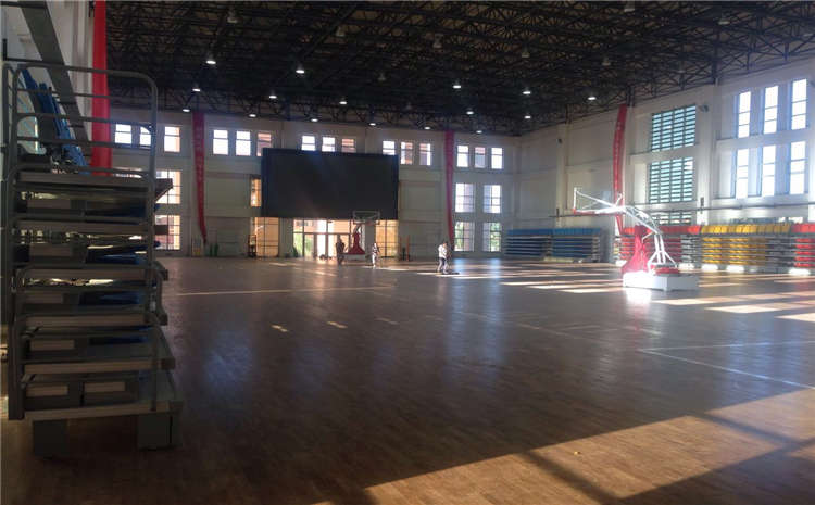 歐氏松木NBA籃球場木地板板式龍骨結構