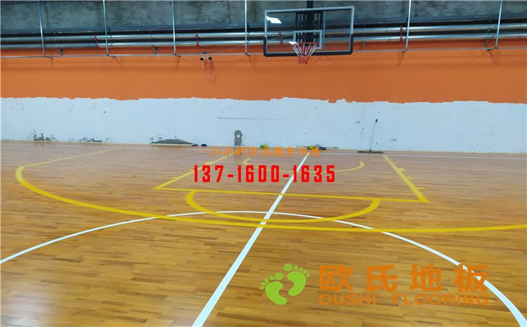 江蘇南京金盛**家居體育館木地板案例——歐氏運動木地板廠家