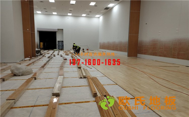 北京環球影城運動木地板案例-歐氏運動木地板廠家