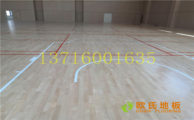 廣州永順大道鐵英中學體育館木地板案例—歐氏運動木地板廠家