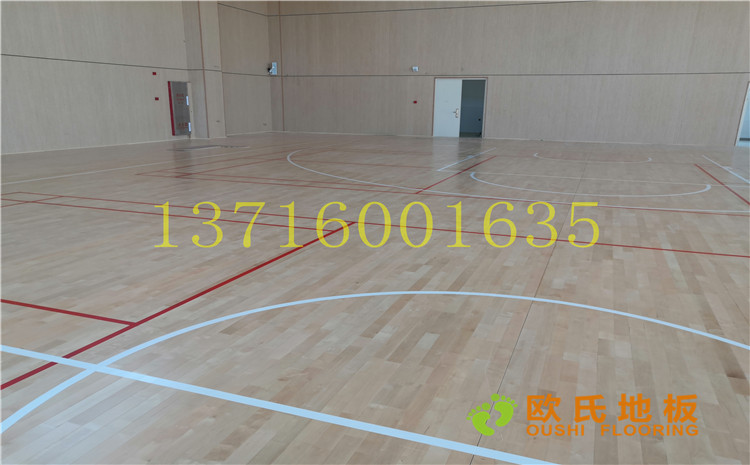 廣州永順大道鐵英中學體育館木地板案例—歐氏運動木地板廠家