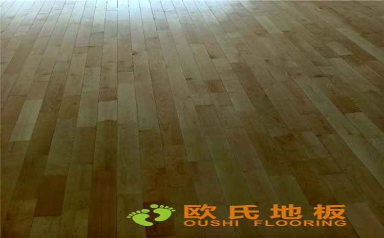 山西太原市小店區寇莊北街5-1號籃球館木地板案例—歐氏運動木地板廠家