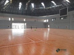 云南室內運動木地板升級